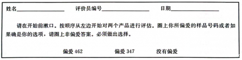 偏爱检验